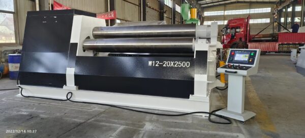 CNC FOUR-ROLLER PLATE ROLLING MACHINE STEEL PLATE ROLLING MACHINE