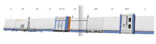 Intelligent Automatic Sealing Robot tablet Insulating Glass Production Line