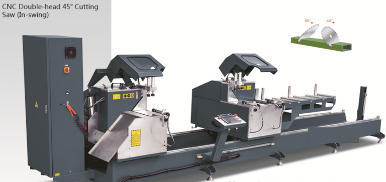 aluminium window making machine